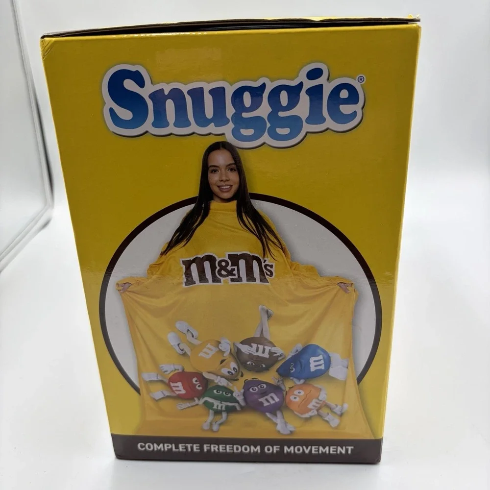 M&M's Character Snuggie The Blanket that‎ has Sleeves M&M's Mars Candy 71